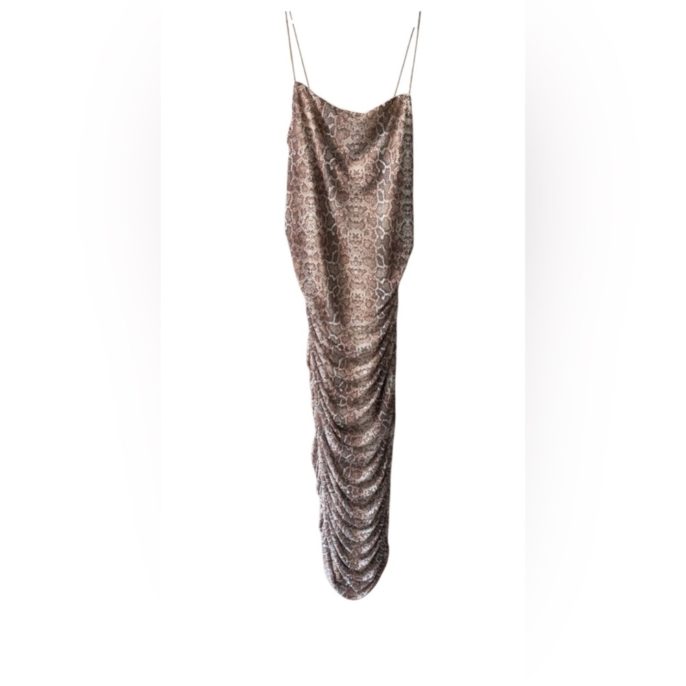 Fashion Nova Brown Leopard Print Dress